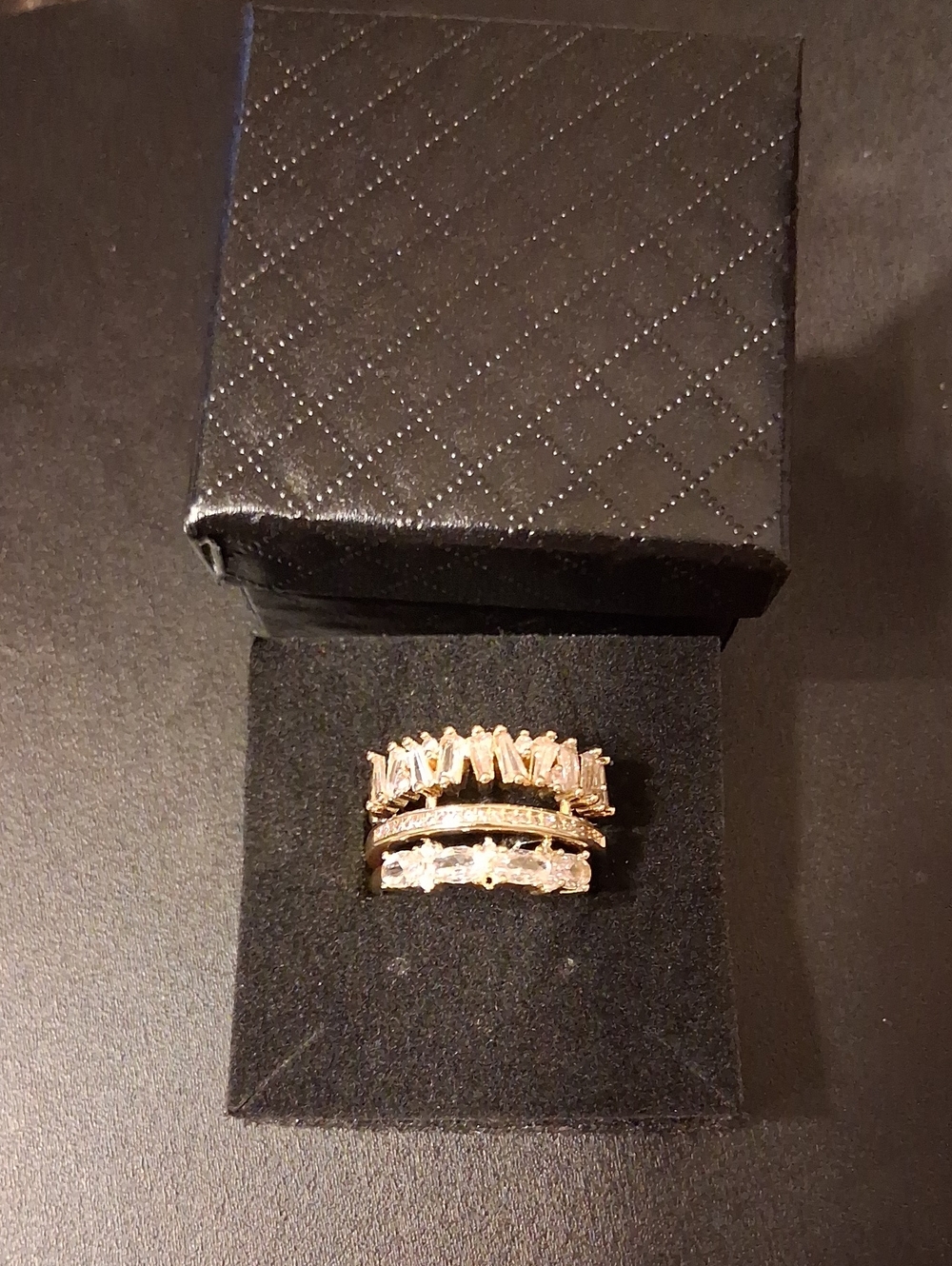 18k GP Stacking Rings